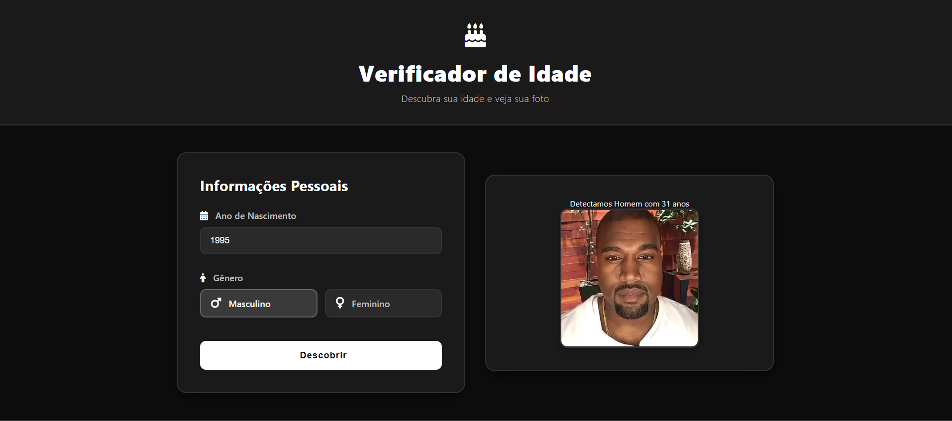 Verificador de Idade